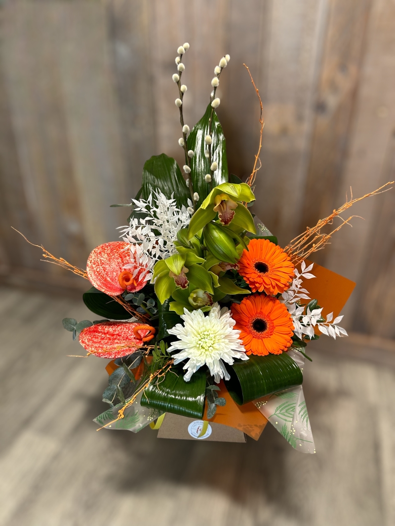 Luxe Box Flowers Arrangement