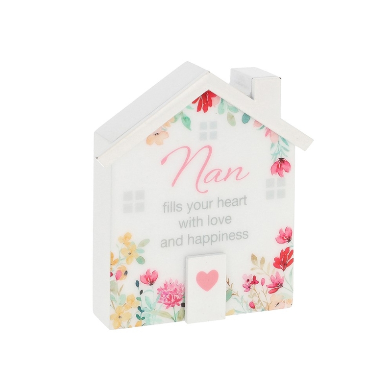 Floral Words Message House