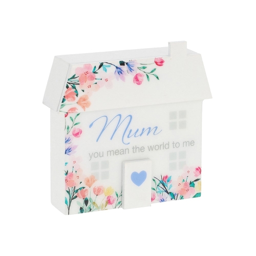 Floral Words Message House