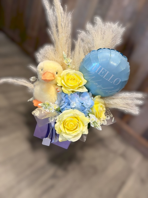 Bloom & Balloon Teddy Gift Set