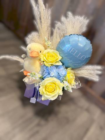 Bloom & Balloon Teddy Gift Set
