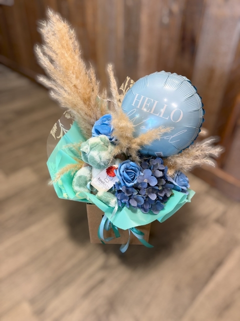 Bloom & Balloon Teddy Gift Set